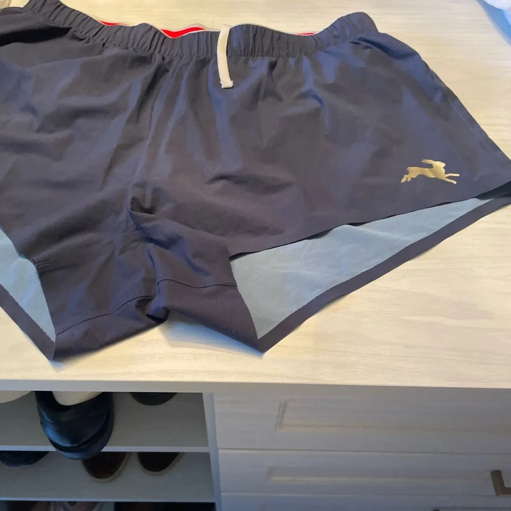 Women’s Tracksmith Navy Strata Short - Picture 2 of 9